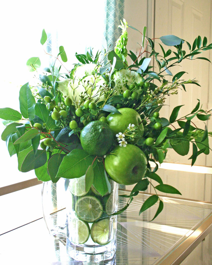 flower-arrangement-ideas-green-furits