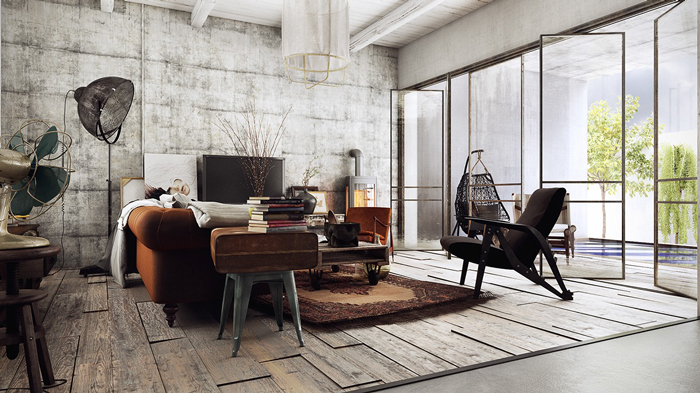 industrial-home-decor-industrial-style