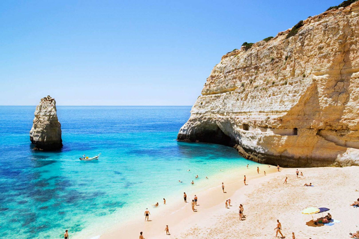 Portugal-Albufeira-Beach-mediterranean-beach-vacations