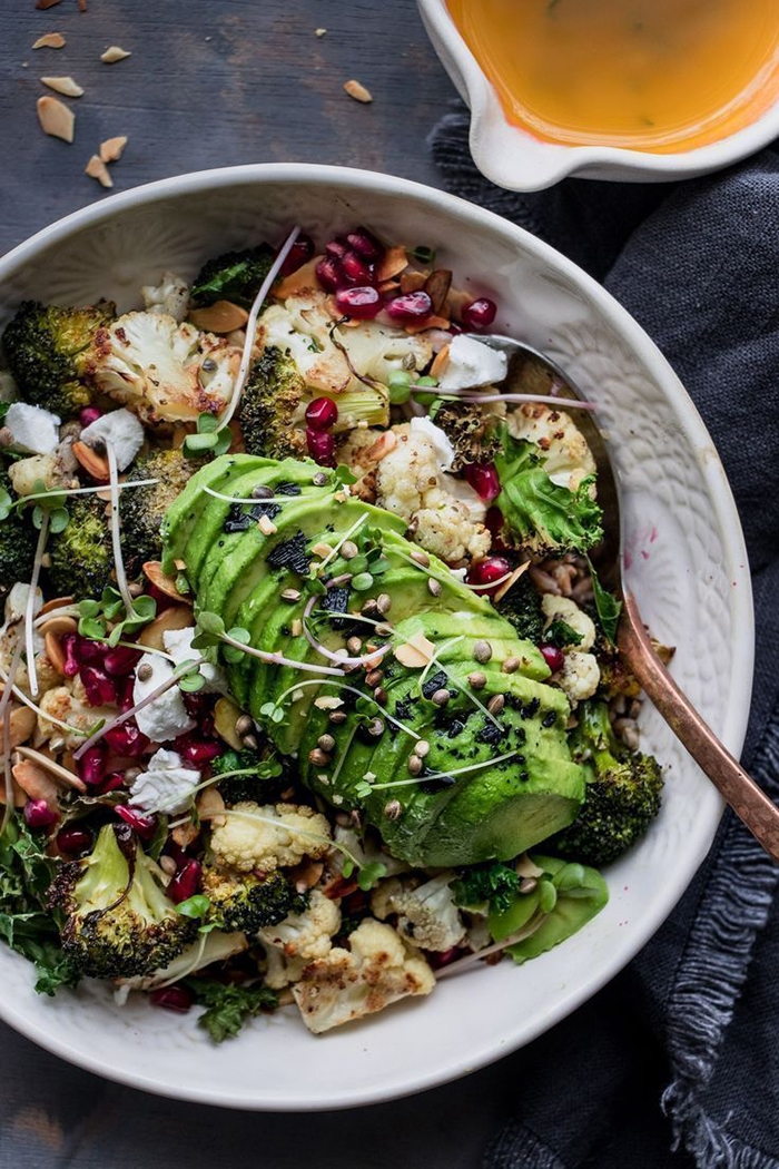 Avocado-and-Spinach-Salad-Good-Food-For-Healthy-Skin