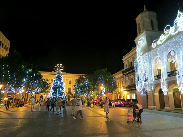 Christmas-Geraway-San-Juan,-Puerto-Rico