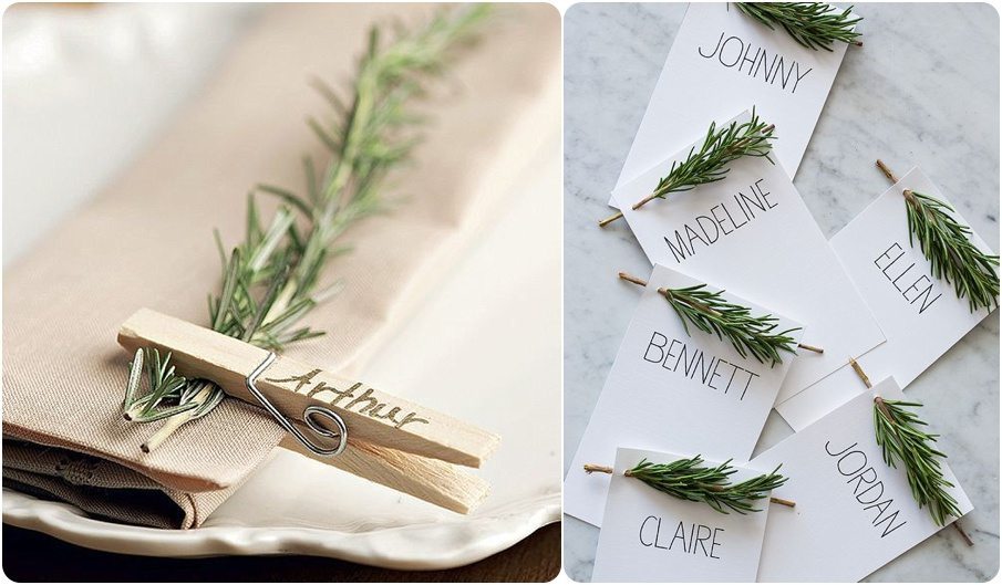 Christmas Name Holders Ideas