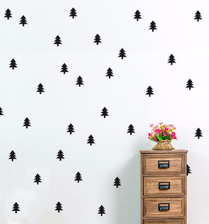 Creative-Christmas-Wall-Sticker-Ideas