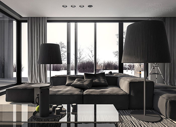 Dark-Grey-Pattern-for-Living-Room-Design