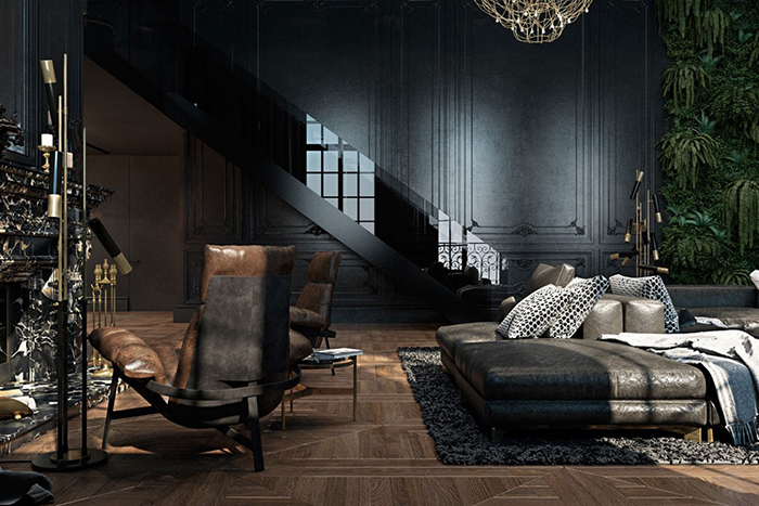 Modern-Black-Interior-Living-Room-Ideas