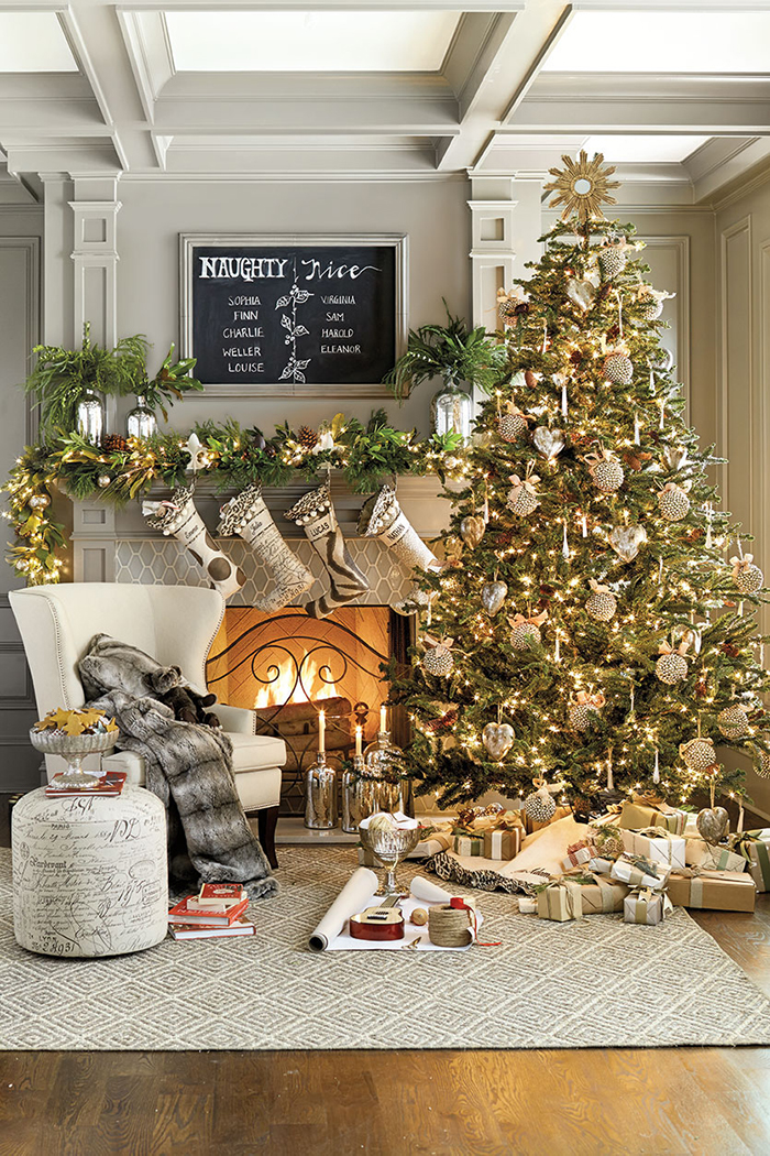 Modern-Christmas-Fireplace-Decoration-Ideas