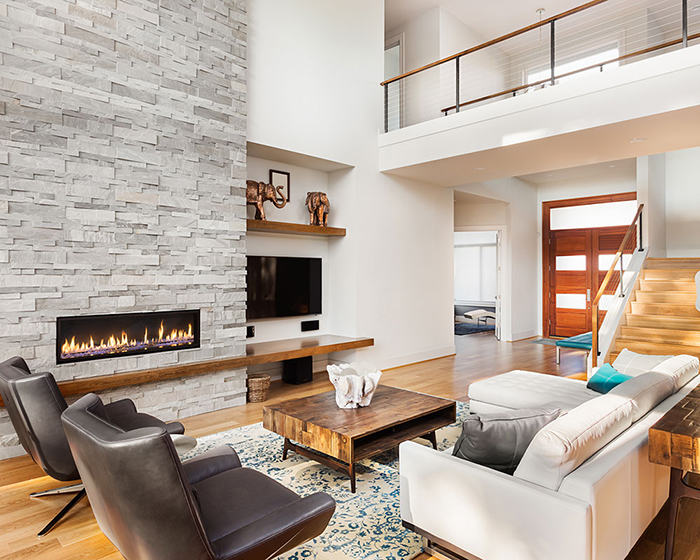 Wall-Fireplace-Modern-Apartment-Ideas