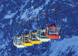 One of the highest ski lifts