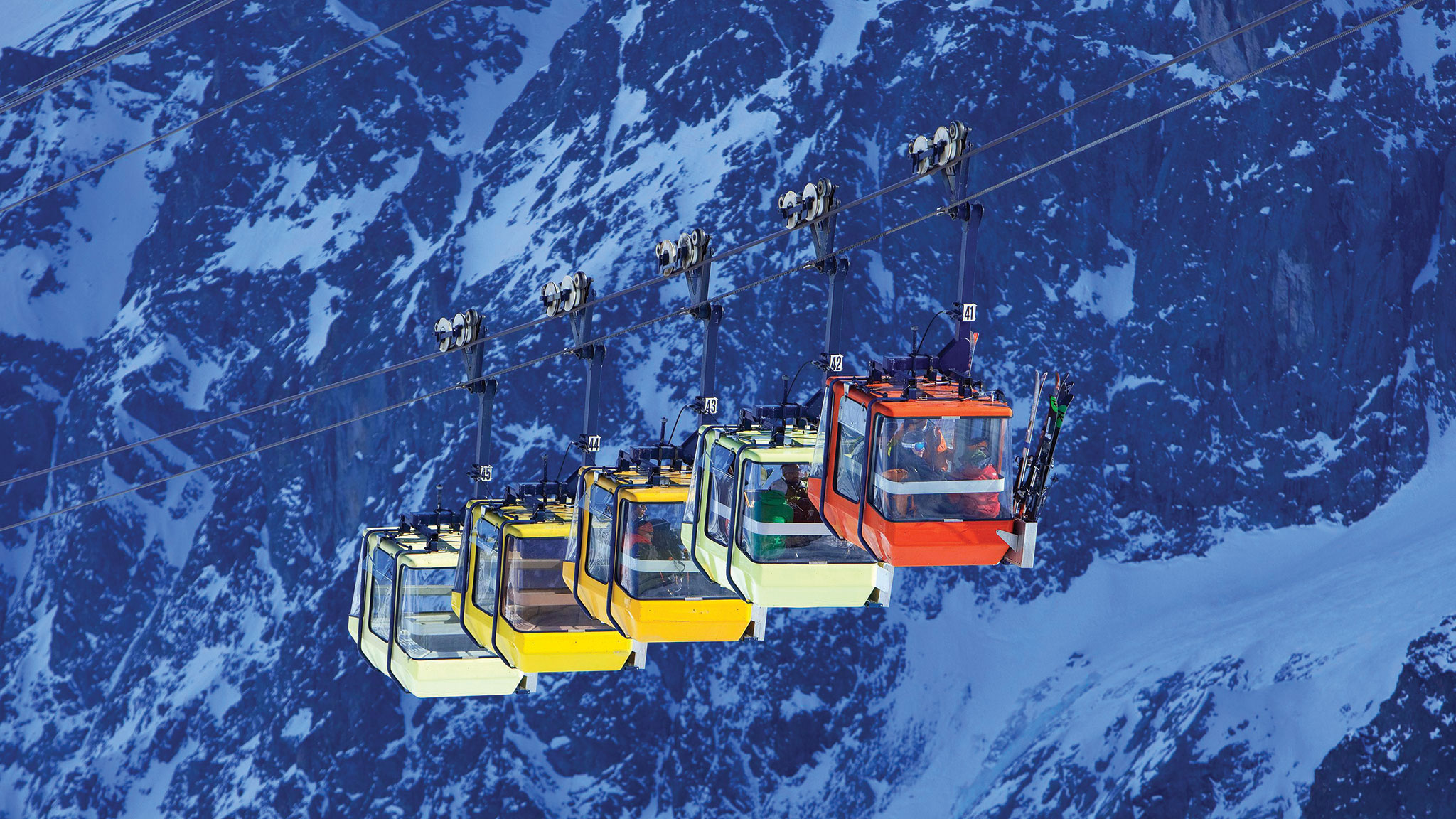 One of the highest ski lifts