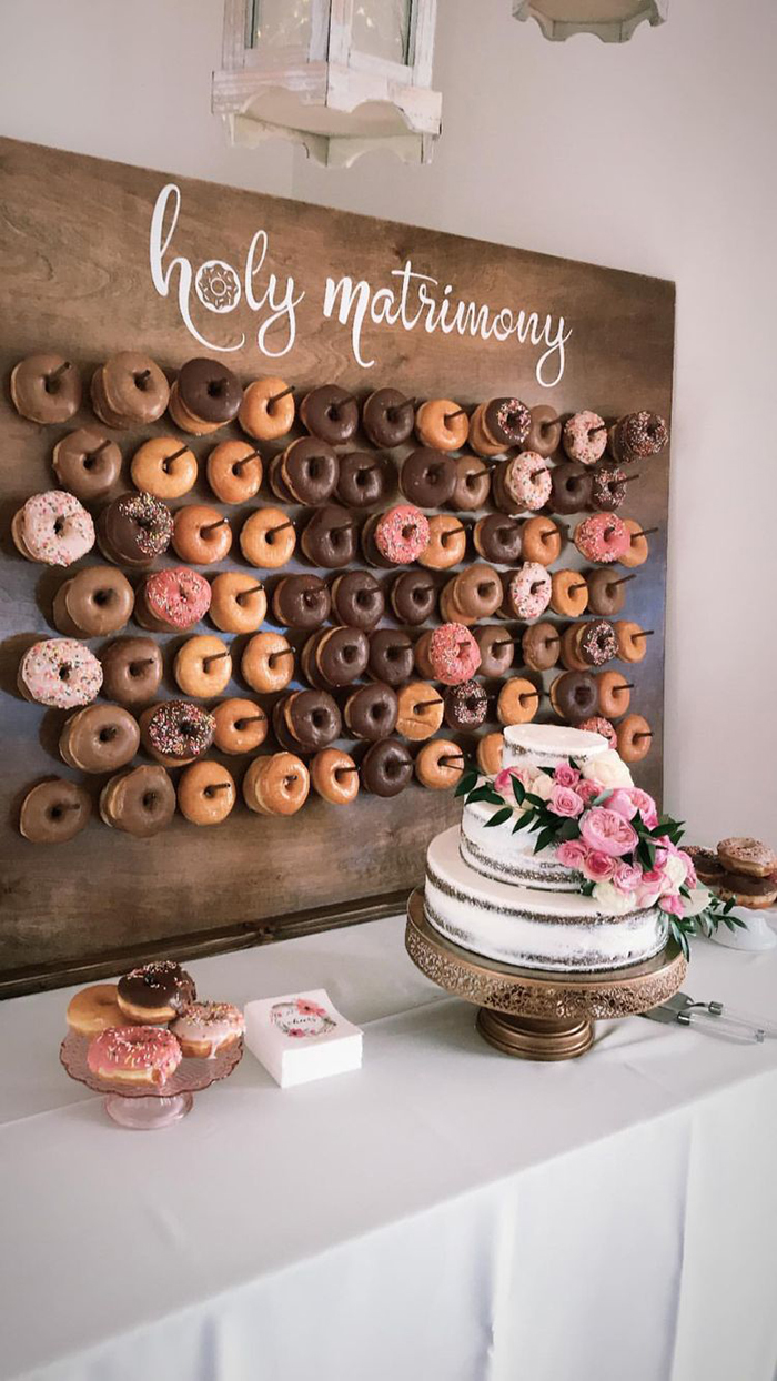 Donut Cake Table