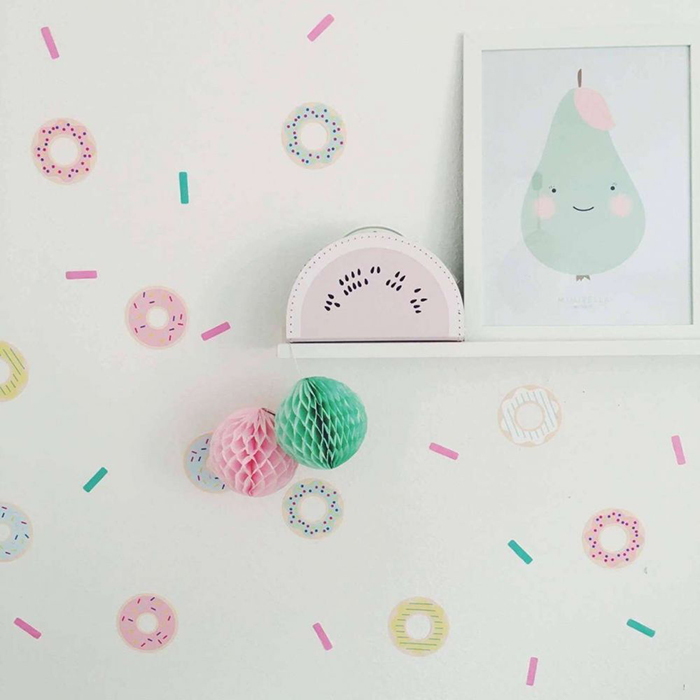 Donuts-Kids-room-wall-decor-ideas