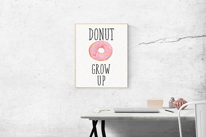 Donuts-wall-and-desk-decor-ideas