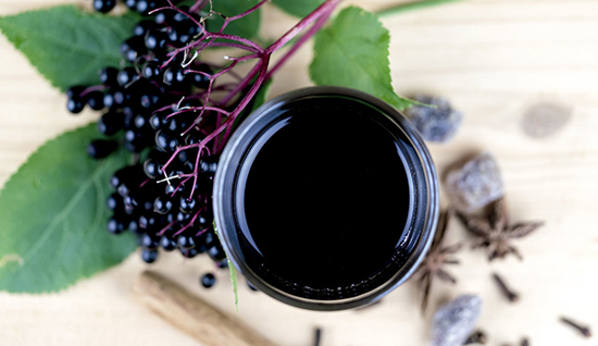 Homemade Elderberry Juice 