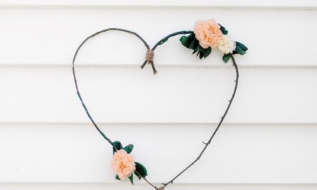 Simple DIY St Valentine's day door wreath ideas