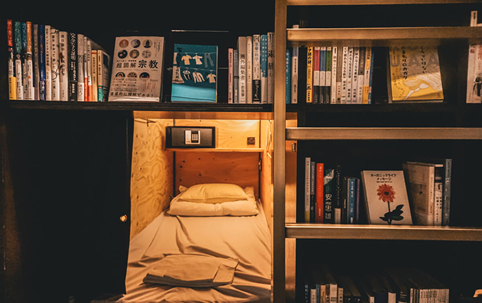 Book and Bed Bookstore in Tokyo 