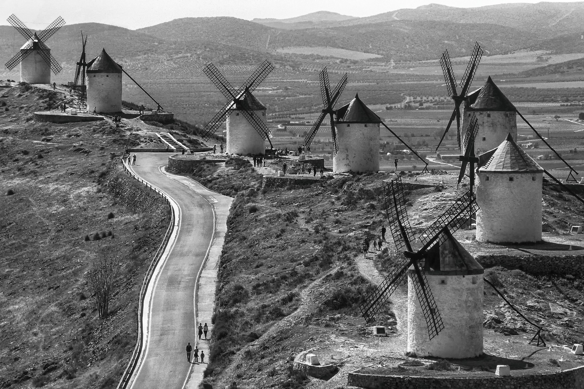 Windmills in Castilla-La Mancha