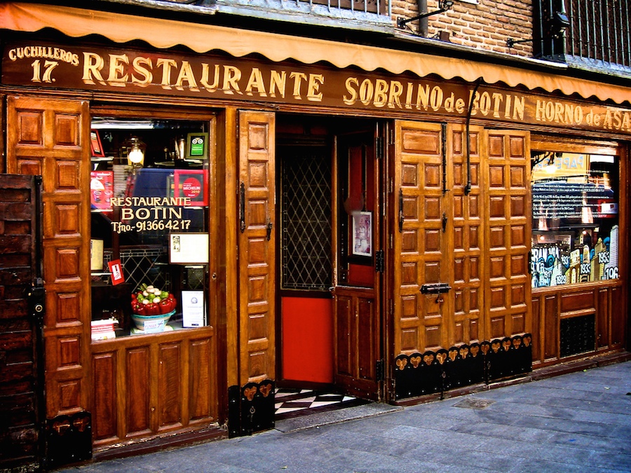 Front of Botin restaurant