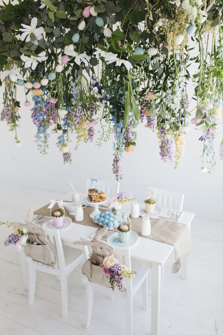 Beautiful Easter table decoration