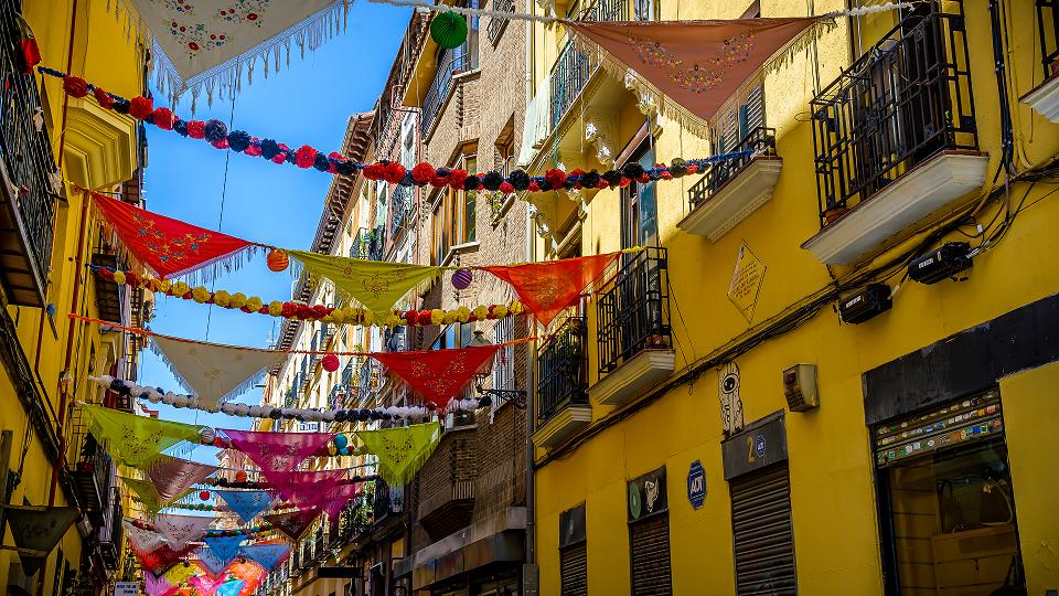 Colorful neighborhood