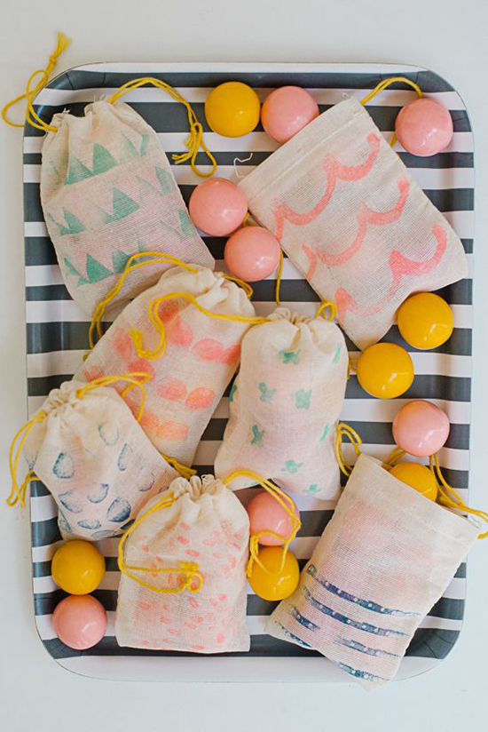 Natural jelly candies and nicely designed bags