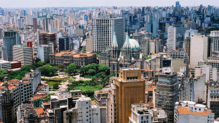 Buildings in Sao Paulo, Brazil 