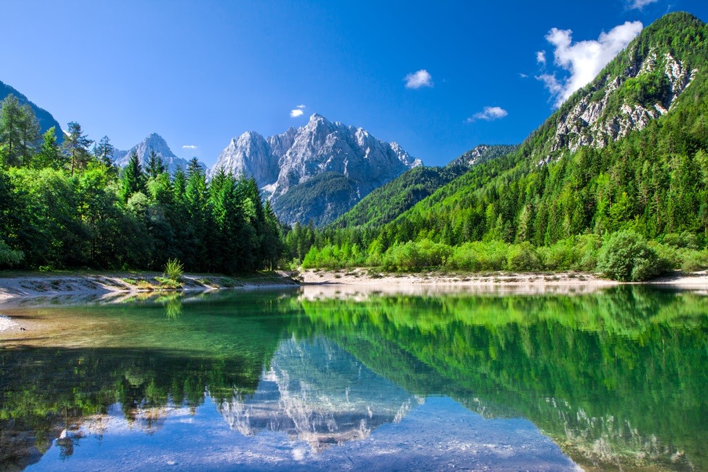 Valley in the Triglav National Park, Slovenia