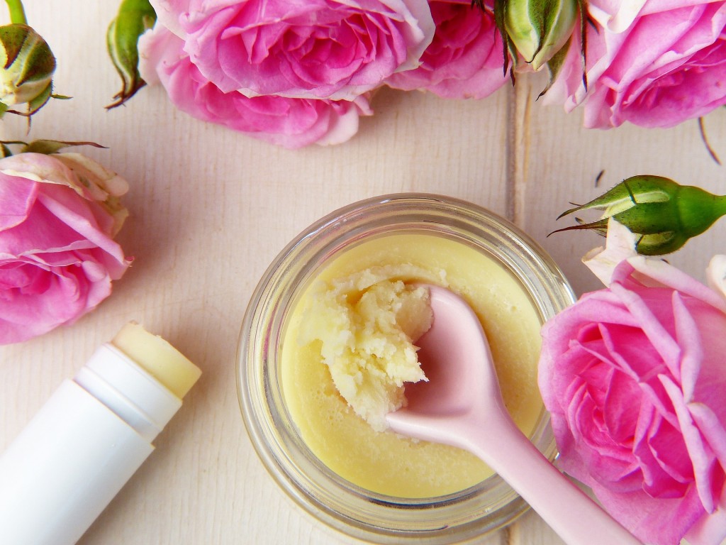 Rose cream for face and lips