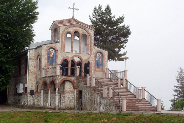 The church from near