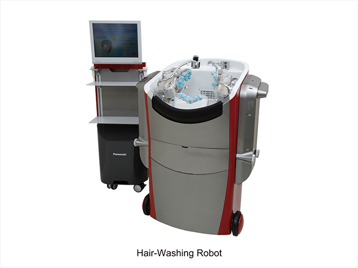 Hair-washing robot