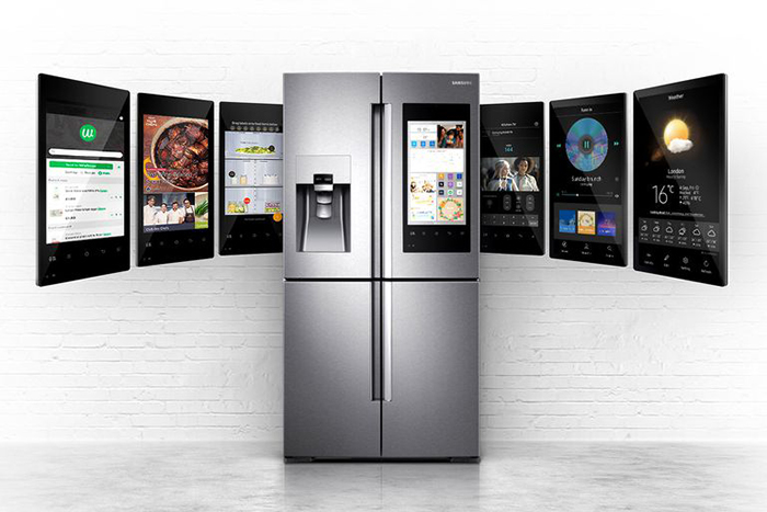 Smart fridge able to order food from any places