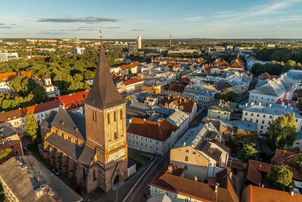 Medieval buildings in Tartu