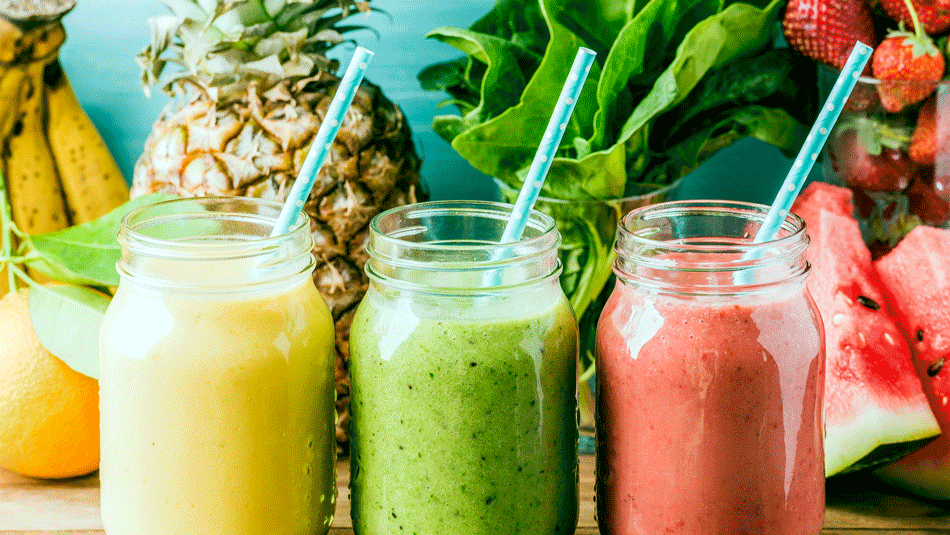 Fruit smoothies for better skin