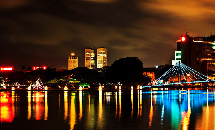 The capital of Sri Lanka during night