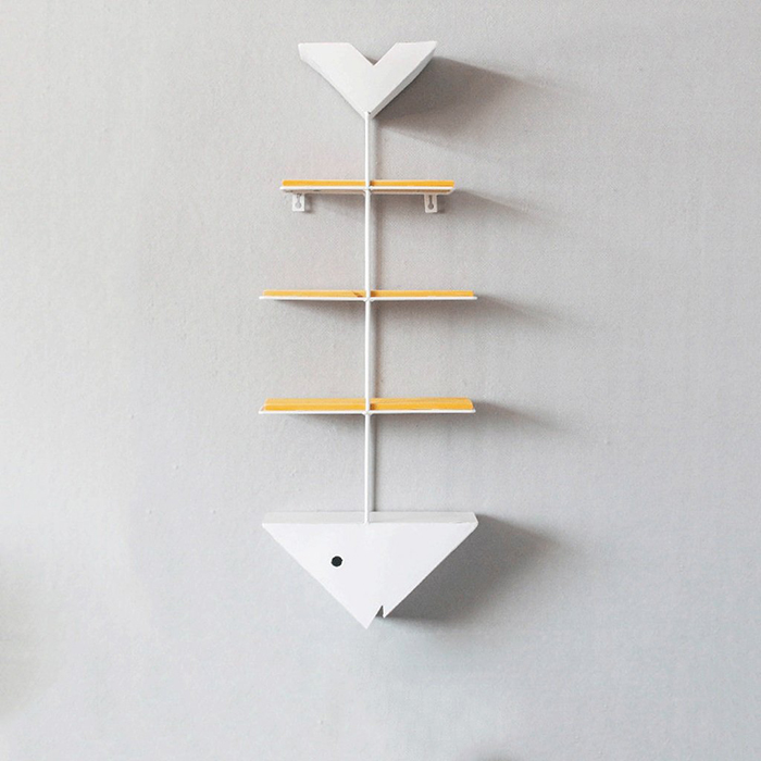 Fishbone shelf