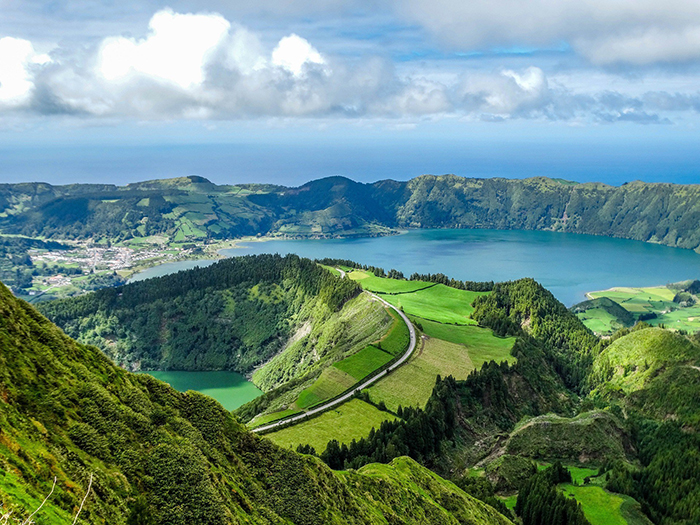 Breathtaking landscape of the Azores