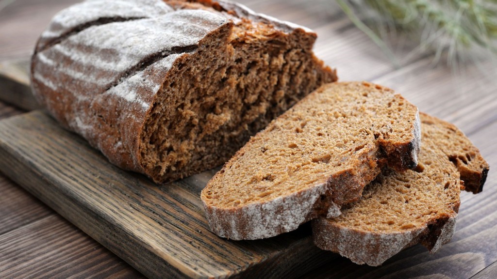 Slices of rye bread