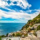 Coastal view of Amalfi in Italy