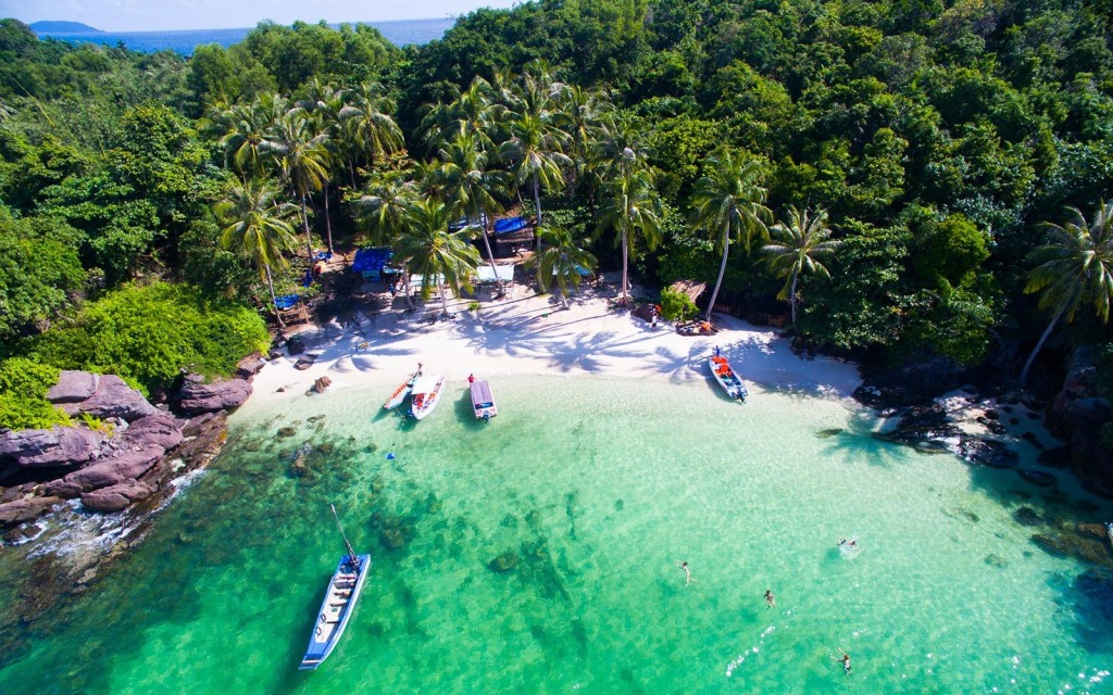 Phu Quoc island from above