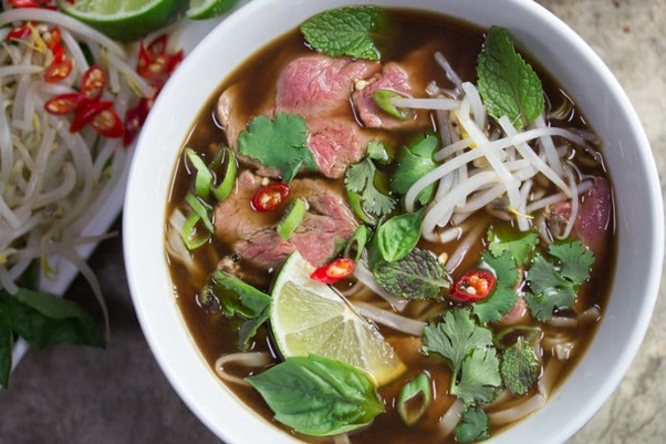 Typical Vietnamese soup
