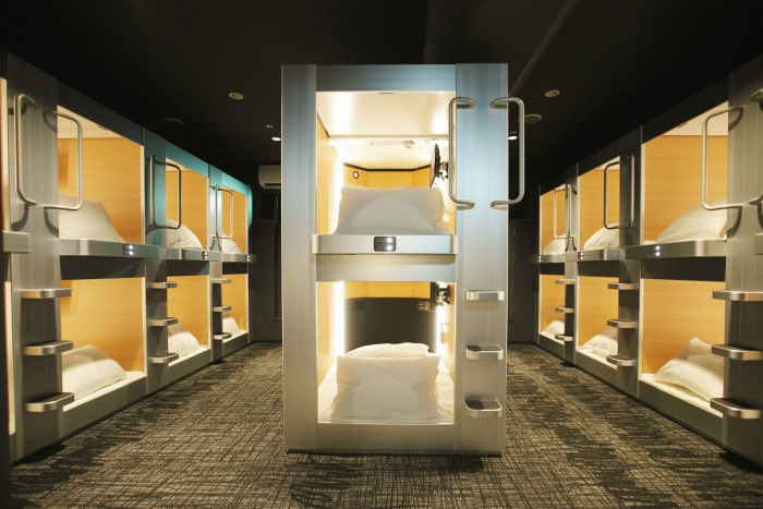 Capsule hotels in Japan