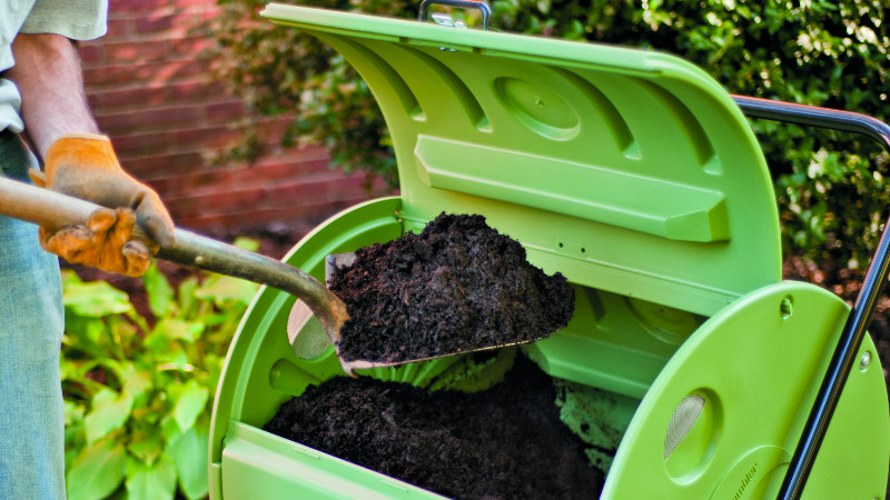 Person composting