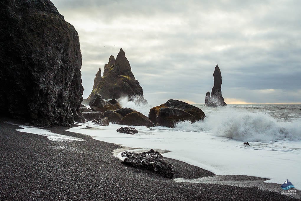 Waves at Reynisfjara beach