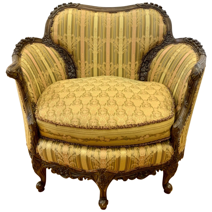 rustic French styles reading chair 