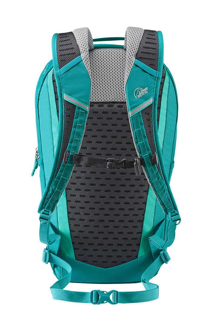 Women backpack with straps and back support