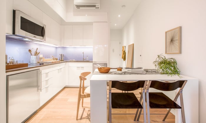 all white modern kitchen