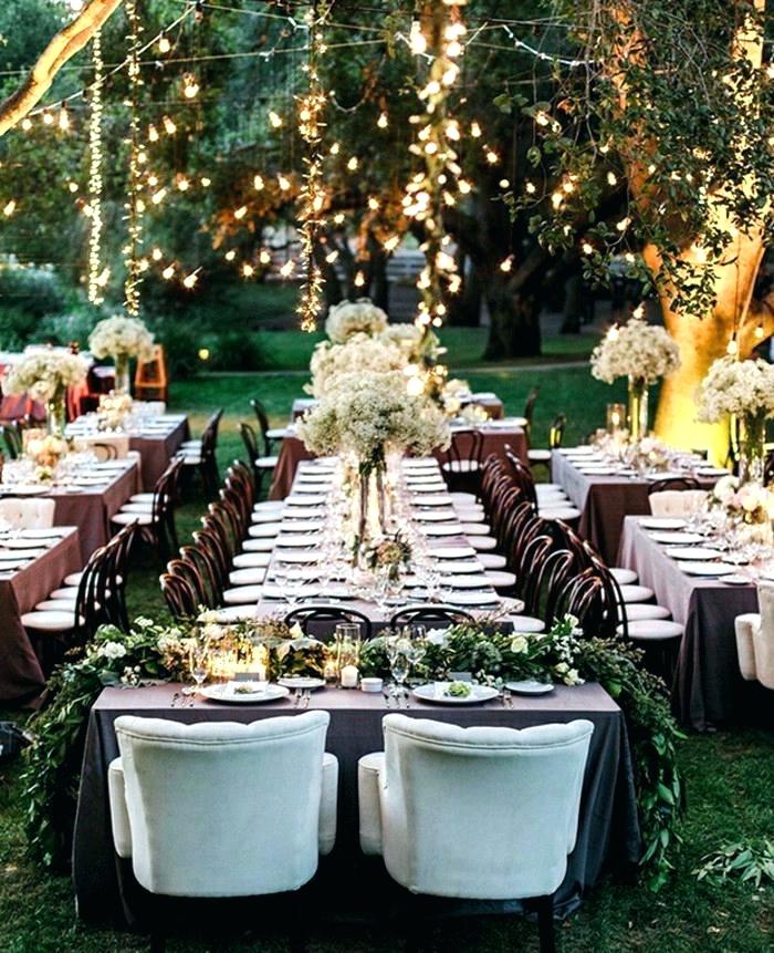 wedding table outdoors