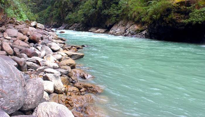 river with blue waters