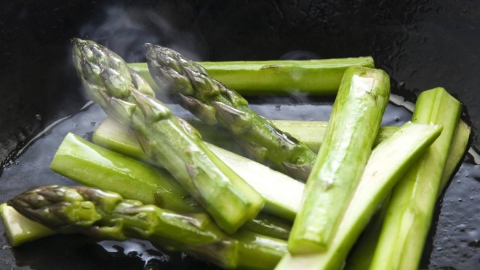 steamed asparagus