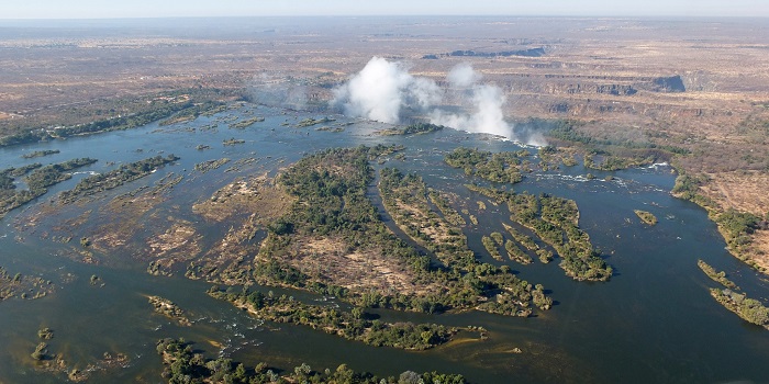 most powerful rivers zambezi river from above