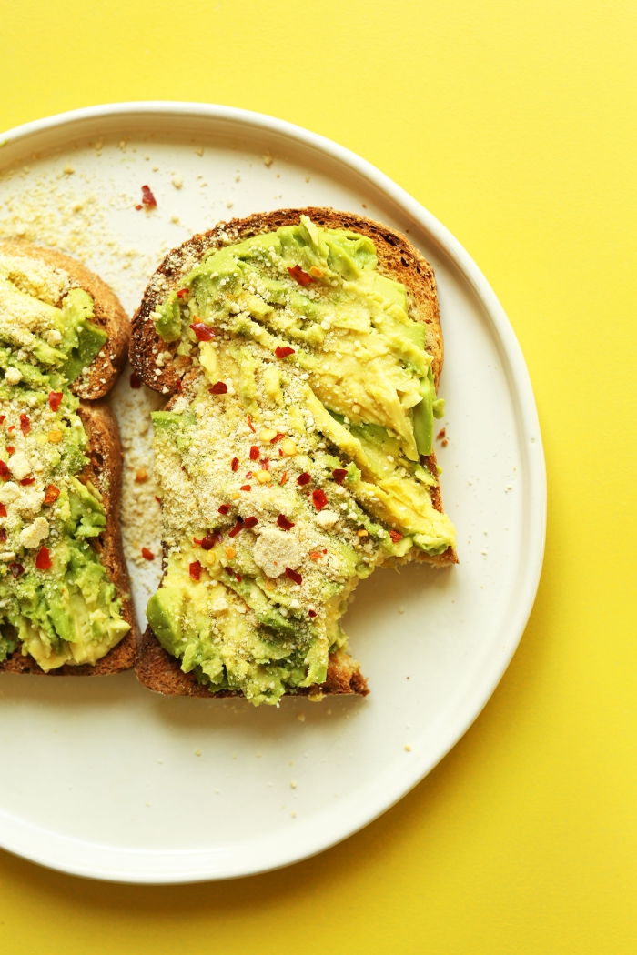 tasty vegan breakfast avocado toast 